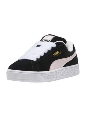 PUMA Suede Xl Lace Up  Womens Black, Pink Sneakers 39764804 size 8